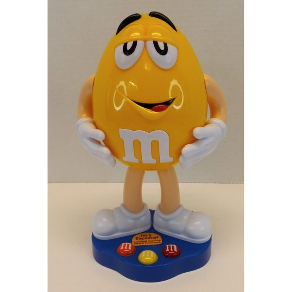 M & M Toys M M Candy Dispenser Tall Yellow L11714my Fun Interactive Toy Kid Core Euc Poshmark